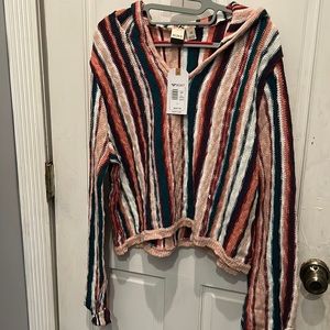 Roxy hooded sweater with hood